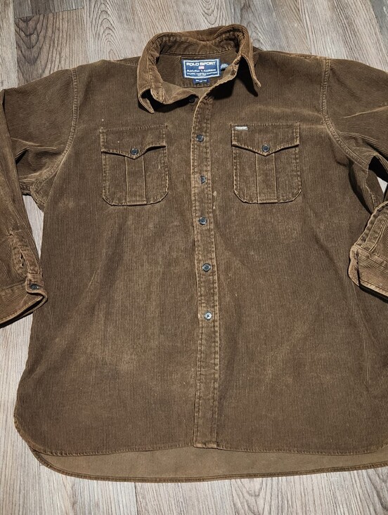 Polo Ralph Lauren Other - Polo by Ralph Lauren Brown Corduroy Button-Down Shirt